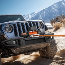 Vinssi 12V 5400 kg synteettinen köysi 23 m langaton ja johdollinen kauko-ohjaus