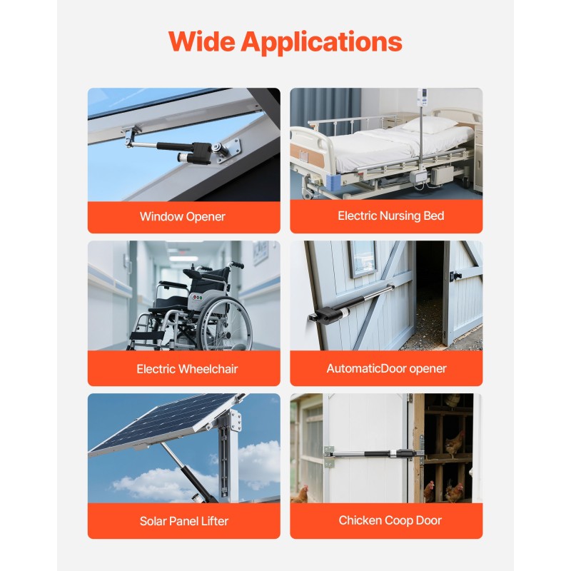 Lineaaritoimilaite 12V 9000N iskunpituus 150 mm IP65 alumiiniseos