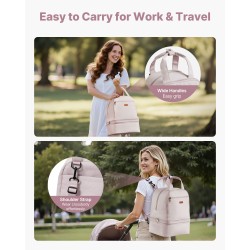 Rintapumppureppu polyesterinen ulkopinta eristetty vedenpitävä alaosa vaaleanpunainen mukana kylmäkallet