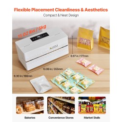 Jatkuvatoiminen muovipussien suljentakone 0,06–0,2 mm paksuille digitaalinen lämpötilansäätö