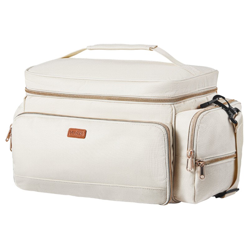 Rintapumppulaukku eristetty polyesteri EVA-eristevaahto 4 ulkoista 7 sisäistä lokeroa vesitiivis alusta