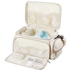 Rintapumppulaukku eristetty polyesteri EVA-eristevaahto 4 ulkoista 7 sisäistä lokeroa vesitiivis alusta