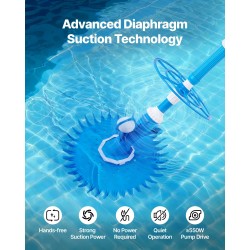 Automaattinen imutoiminen allasiivooja upotettaviin ja maanpäällisiin altaisiin kalvotyyppinen imusuutin 12 letkua