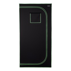 Sisäkasviteltta teräsrunko 600D Oxford-kangas heijastava polyesterikalvo 100x100x200 cm sisäkasvatukseen