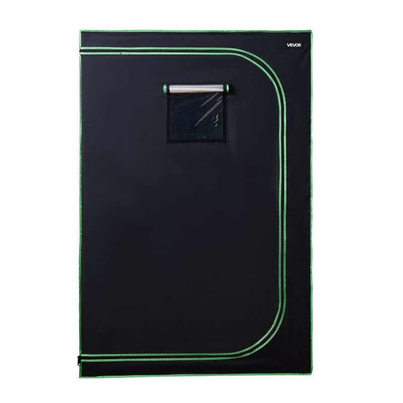 Sisäkasviteltta 600D mylar-pinnoitettu kangas 120 x 60 x 180 cm metallirunkoinen valotiivis