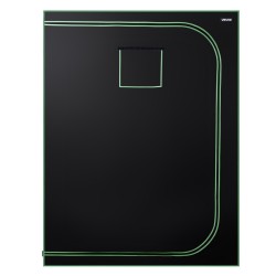 Kasviteltta sisäkäyttöön 1500x1500x2000 mm 600D Oxford-kangas heijastava polyesterikalvo LED-kasvivalolla