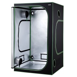 Kasviteltta sisäkäyttöön 600D kangas 120 x 120 x 200 cm heijastava sisäpinta