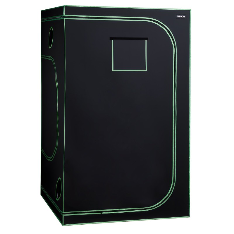 Kasviteltta sisäkäyttöön 600D kangas 120 x 120 x 200 cm heijastava sisäpinta