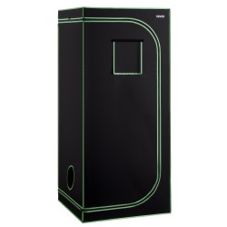 Kasviteltta sisäkäyttöön 80 x 80 x 180 cm 600D Oxford-kangas heijastavalla sisäpinnalla