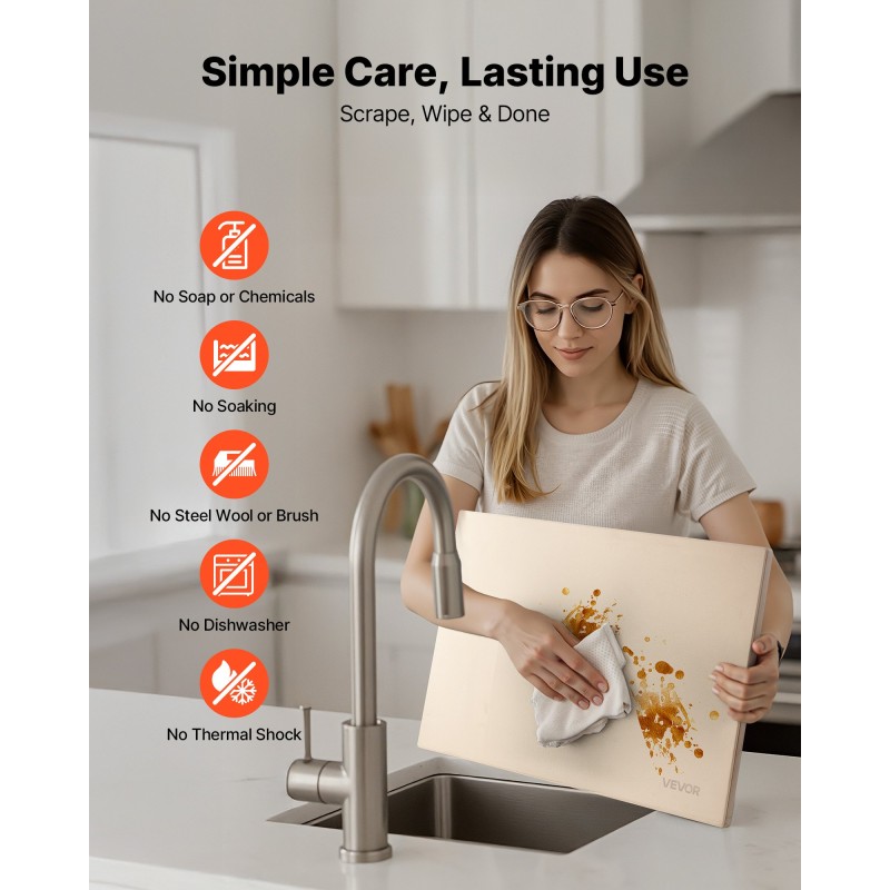 Suorakaiteen muotoinen kordieriittinen pizzakivi 508 x 355 x 15 mm