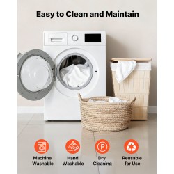 Pöytäliinasetti 6 kpl elastaania sisältävää joustavaa kangasta 8 jalan suorakulmaisille pöydille valkoinen