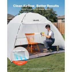 Maaliteltta 210D Oxford-kangasta taitettava maalauskäyttöön 293 x 230 x 188 cm