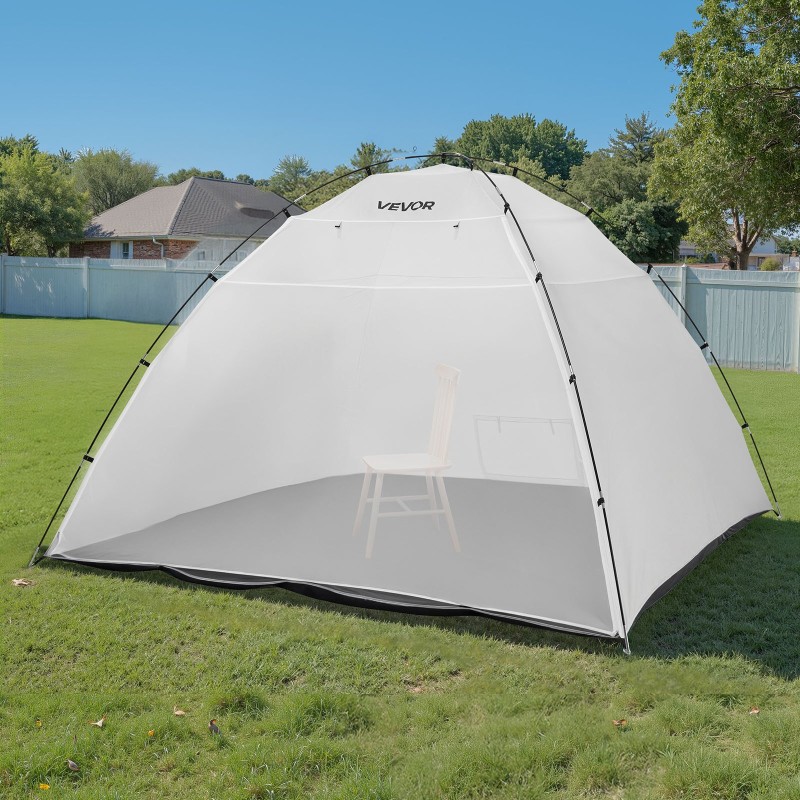 Kantettava maalausteltta 210D Oxford-kangas 295×292×202 cm sisä- ja ulkokäyttöön