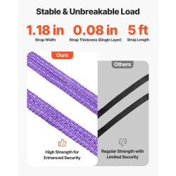 Polyesterinen kaksijalkainen nostoliinapari 2 kappaletta 150 cm 30 mm 2 t koukuilla