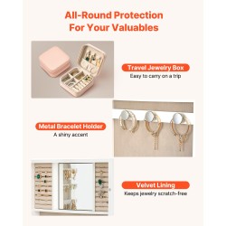 Korukaappi peilillä valkoinen 1080 mm korkea lukittava seinälle asennettava