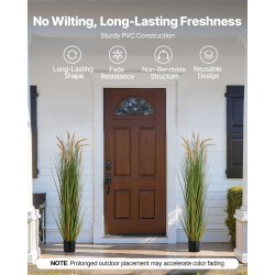 Keinotekoinen kortekasvi PP-ruukussa 2 kpl PVC-muovi korkeus 1499 mm