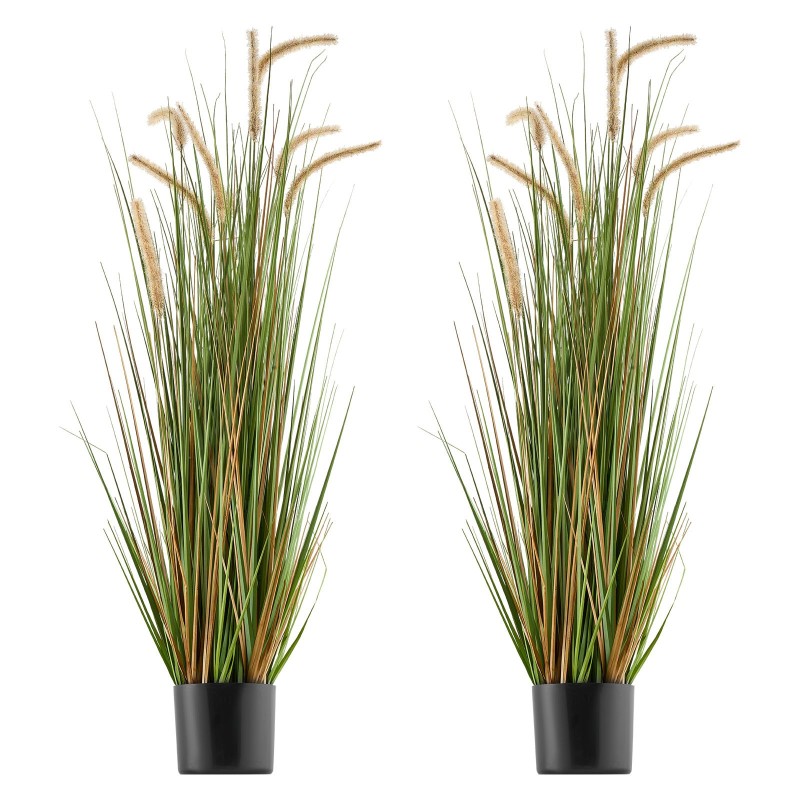 Keinotekoinen PVC kortekasvi ruukussa 2 kpl korkeus 1194 mm sisä ja ulkokäyttö