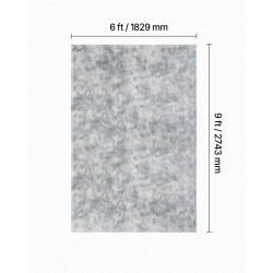 Nukkamatto sisäkäyttöön pitkäkarvainen 1,83 x 2,74 m liukuestopohja