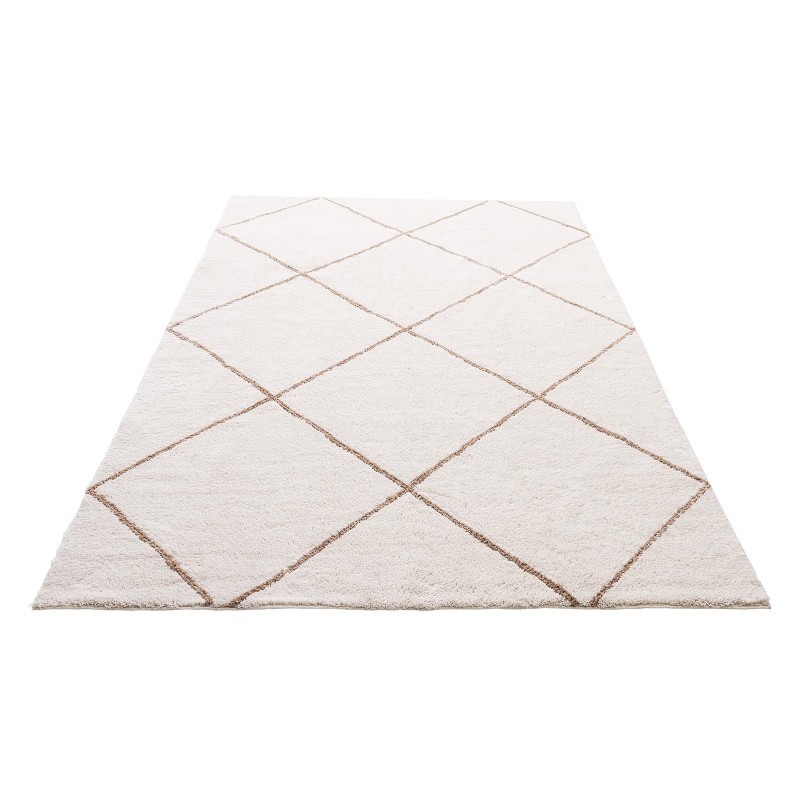 Pehmeä nukkamatto sisäkäyttöön 1,83 x 2,74 m kestävästä kuidusta valmistettu liukuestepohjalla