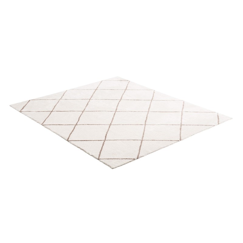 Pehmeä sisämatto 2,44 x 3,05 m beige TPR-liukuestepohja