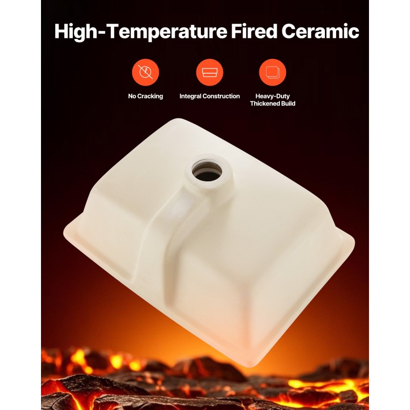 Tason alle asennettava suorakulmainen keraaminen posliiniallas 400 x 305 mm valkoinen