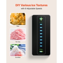 Hiutalejääkone ruostumattomasta teräksestä 20 kg vuorokaudessa 0,8 l säiliö kotikäyttöön