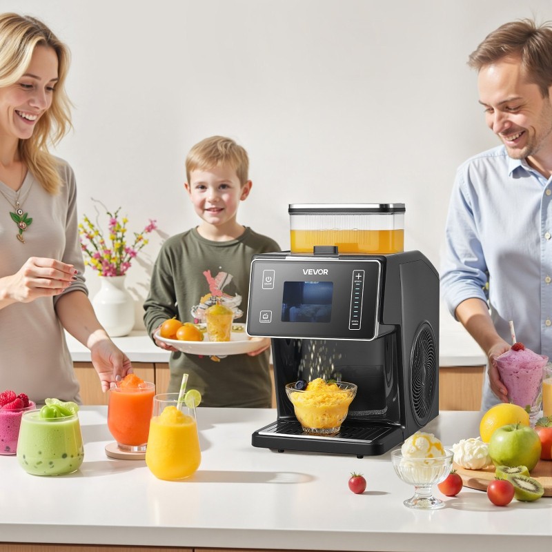 Hiutalejääkone ruostumattomasta teräksestä 20 kg vuorokaudessa 0,8 l säiliö kotikäyttöön