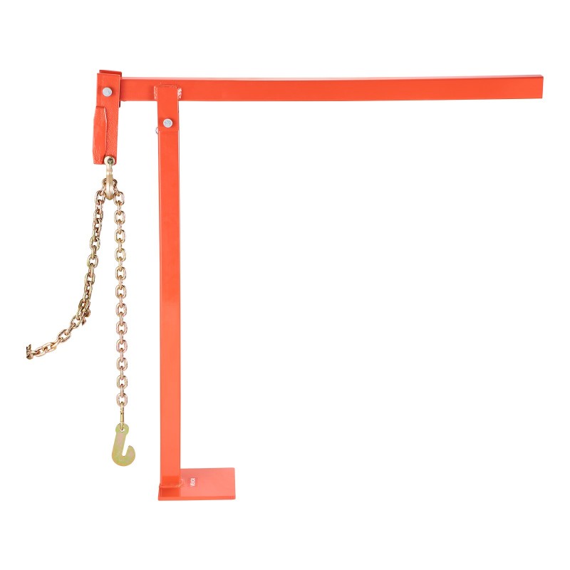 T-mallinen teräs tolpanirrotin aitatolpille 78 cm 300 kg 109 cm ketjulla