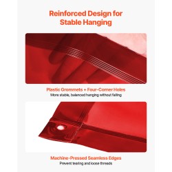 Hitsausverho 2-osainen sarja liekinkestävä vinyyli 1,74×2,34 m 6-tasoinen UV-suoja