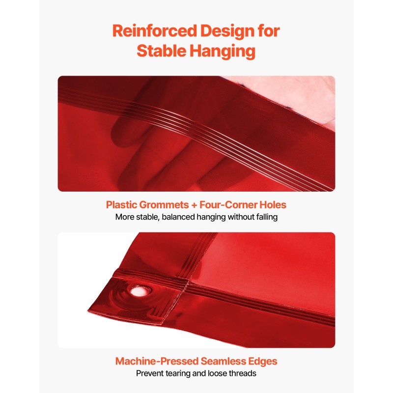 Hitsausverho 2-osainen sarja liekinkestävä vinyyli 1,74×2,34 m 6-tasoinen UV-suoja