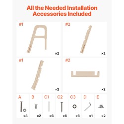 Uima-altaan tikas 5-portainen PE-muovi kaksoiskaiteilla taupe 136 kg kantavuus
