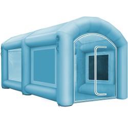 Täytettävä maalausteltta 210D oxford-kangas ja PVC 4x2,5x2,2 m autoille ja moottoripyörille