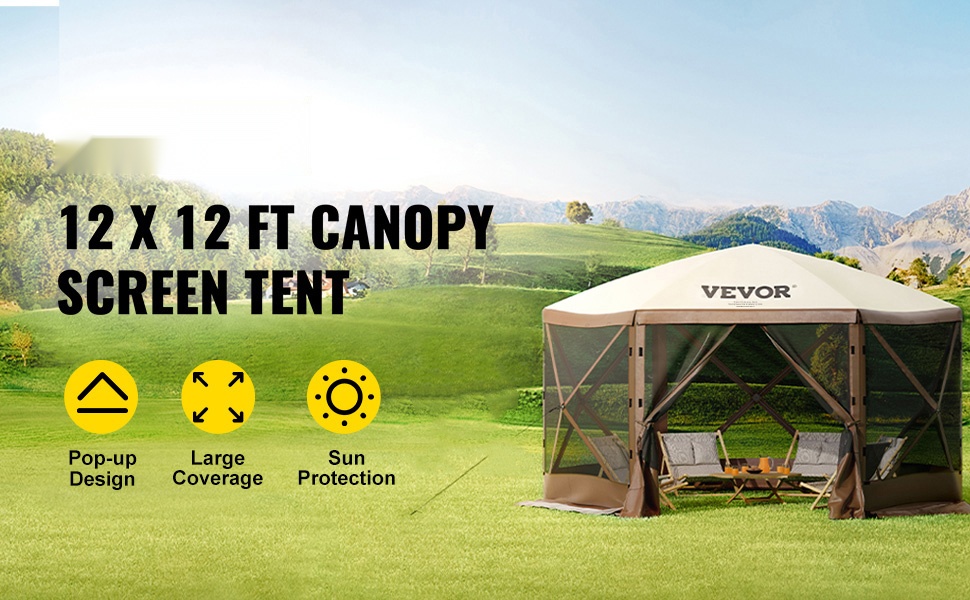 Kuusikulmainen leiripaviljonki