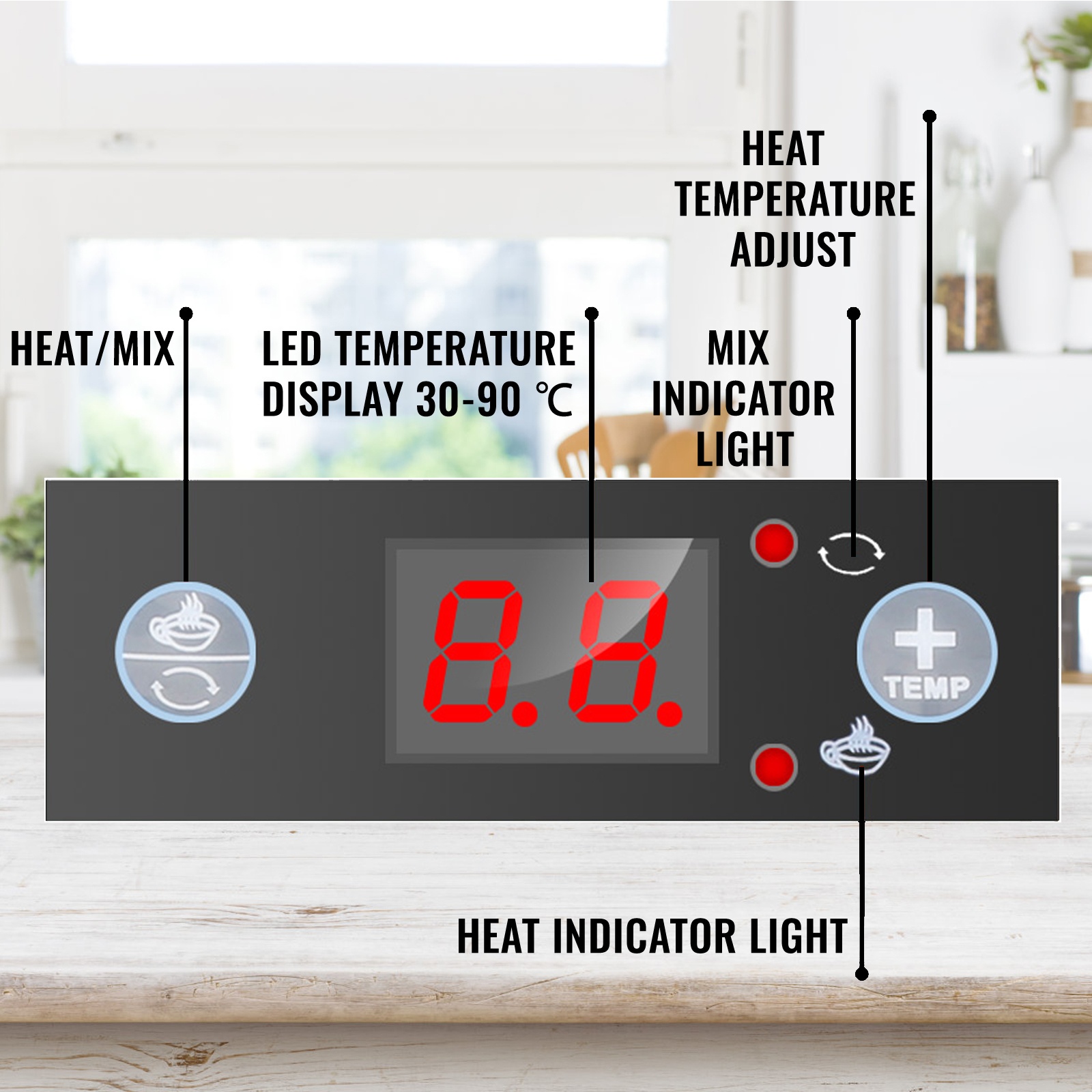 LED-digitaalinen paneeli
