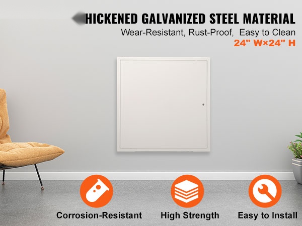 Tarkistusluukku katto- ja seinäasennukseen