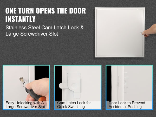 Luukun avaus ruuvitaltalla