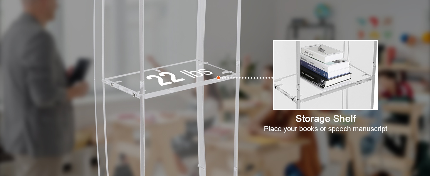 Säilytyshylly tarvikkeille