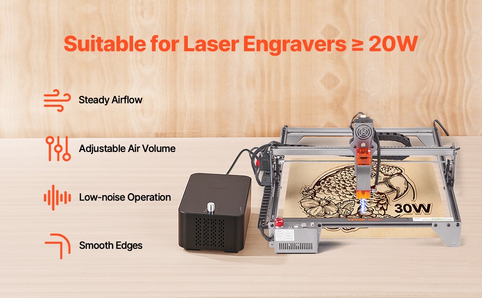 Air assist -pumppu yleisnäkymä