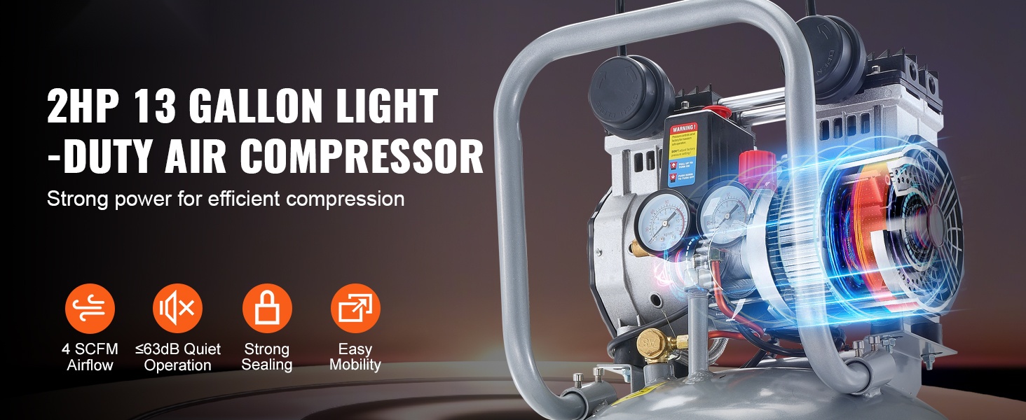 Öljytön pystymallinen ilmakompressori 30 L