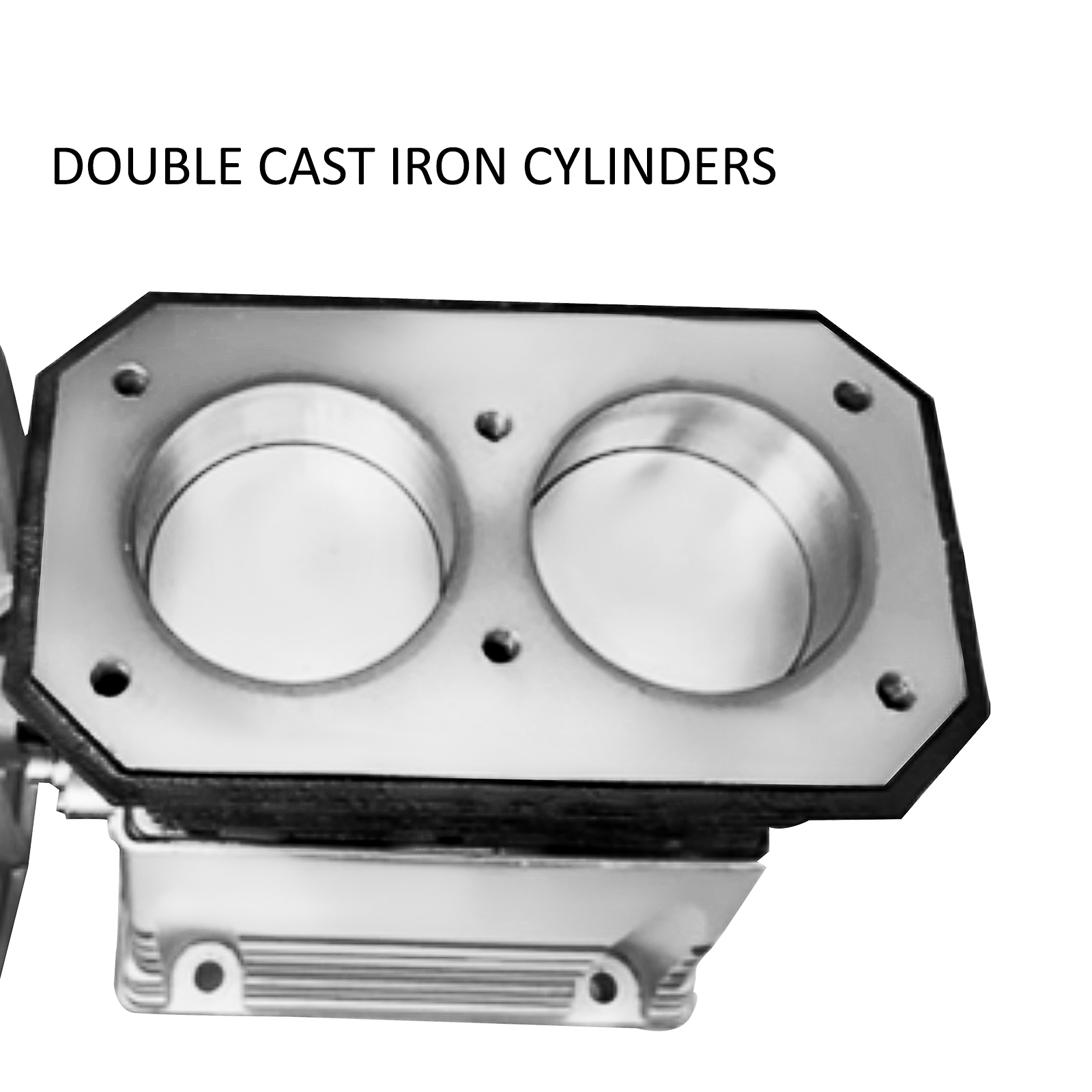 Kaksinkertaiset valurautasylinterit