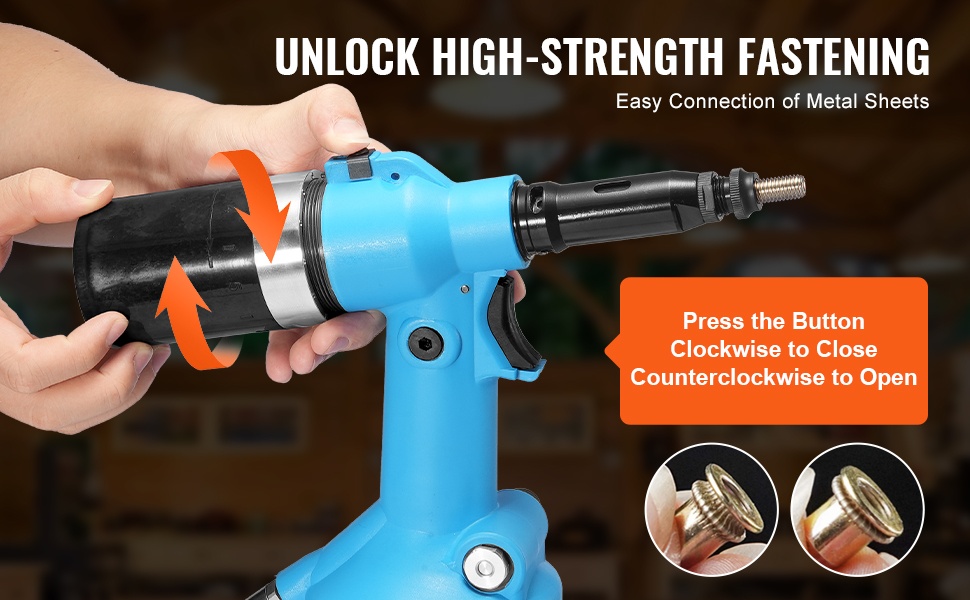 Raskas vetoniittipistooli ammattikäyttöön