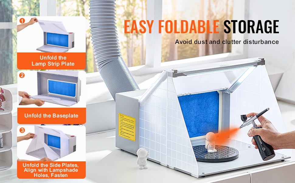 Ruiskumaalauskotelo, taitettava rakenne