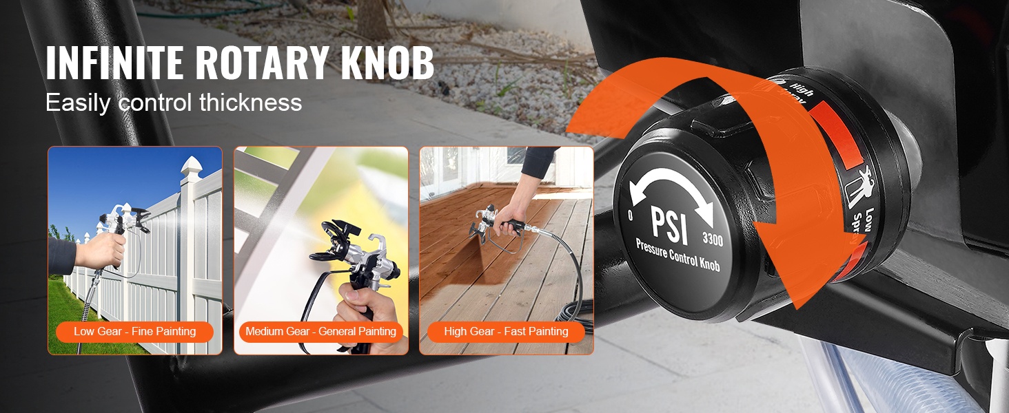 Säädettävä maalin paksuus