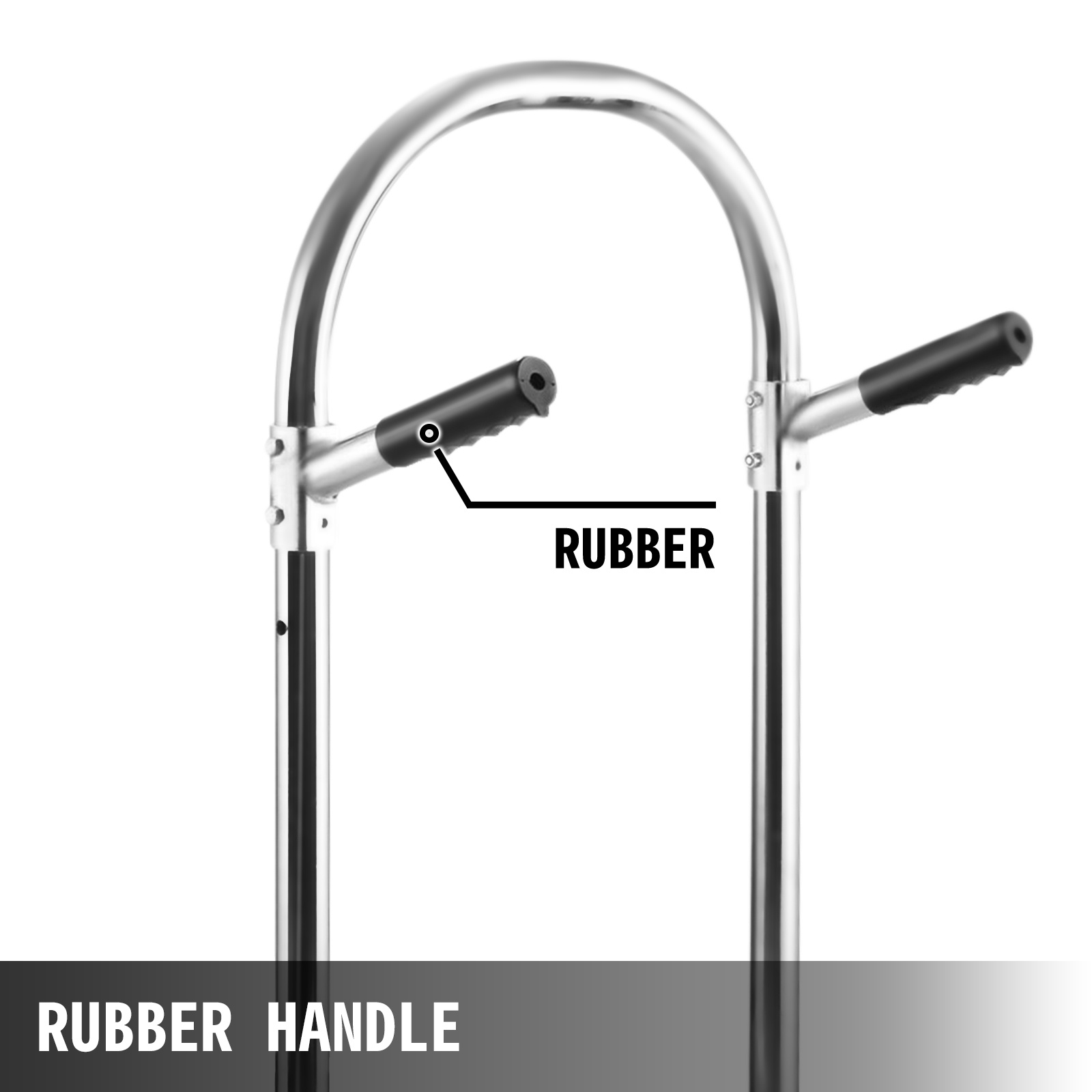 Kumikahvalla varustettu käsikärry