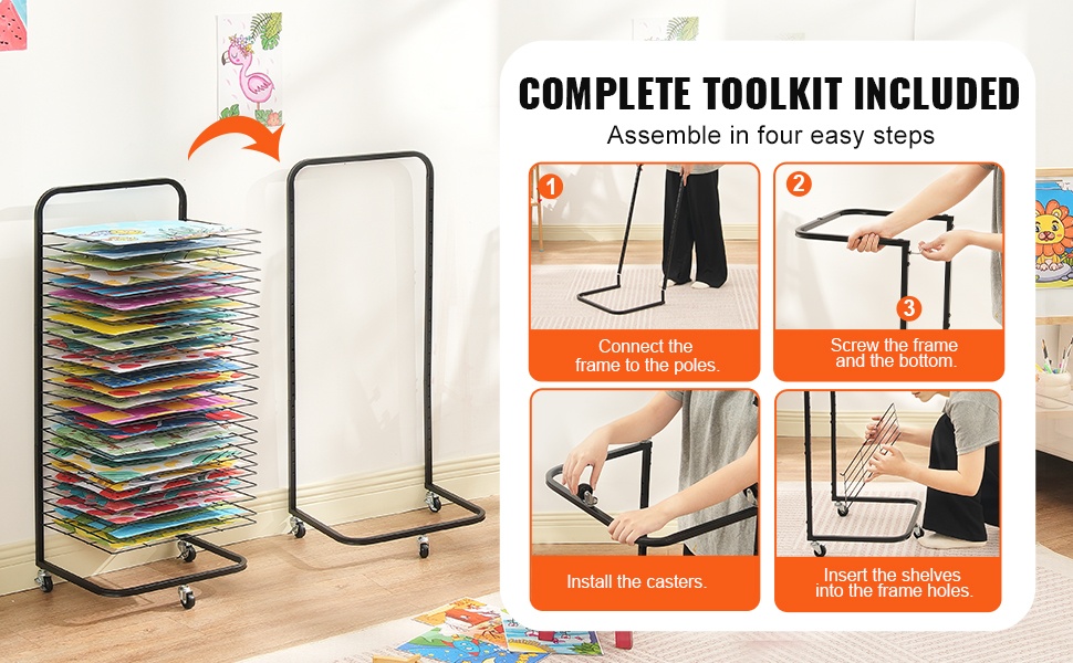 Helppo kokoaminen ja purkaminen