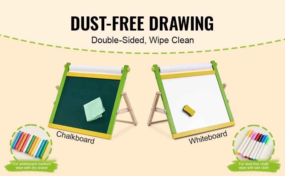 Helposti puhdistettava lasten piirustustaulu