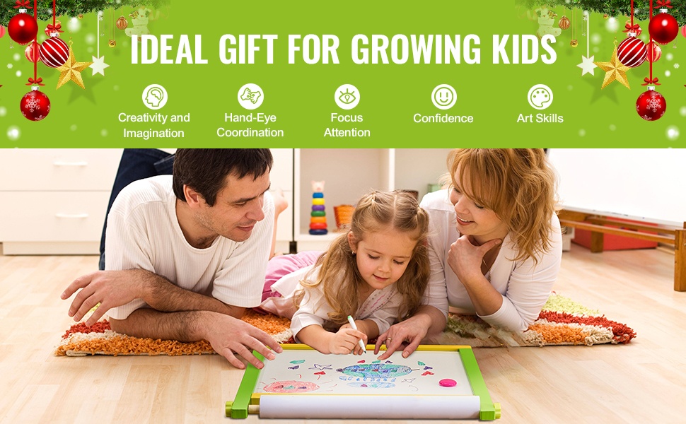 Luovuutta tukeva lasten taideteline