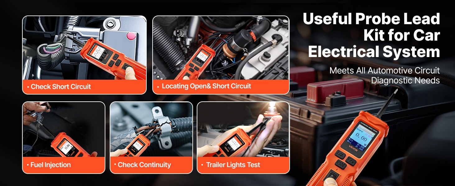 Auton virtapiiritesterin testitilat