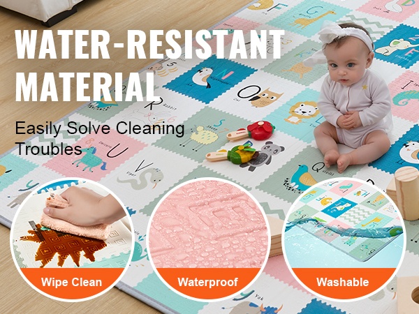 Liukumaton pintakuvio vauvan ryömimiselle