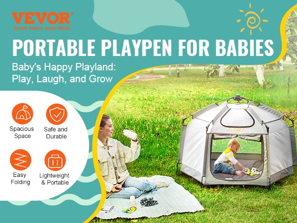 Kokoontaittuva vauvan leikkikehä